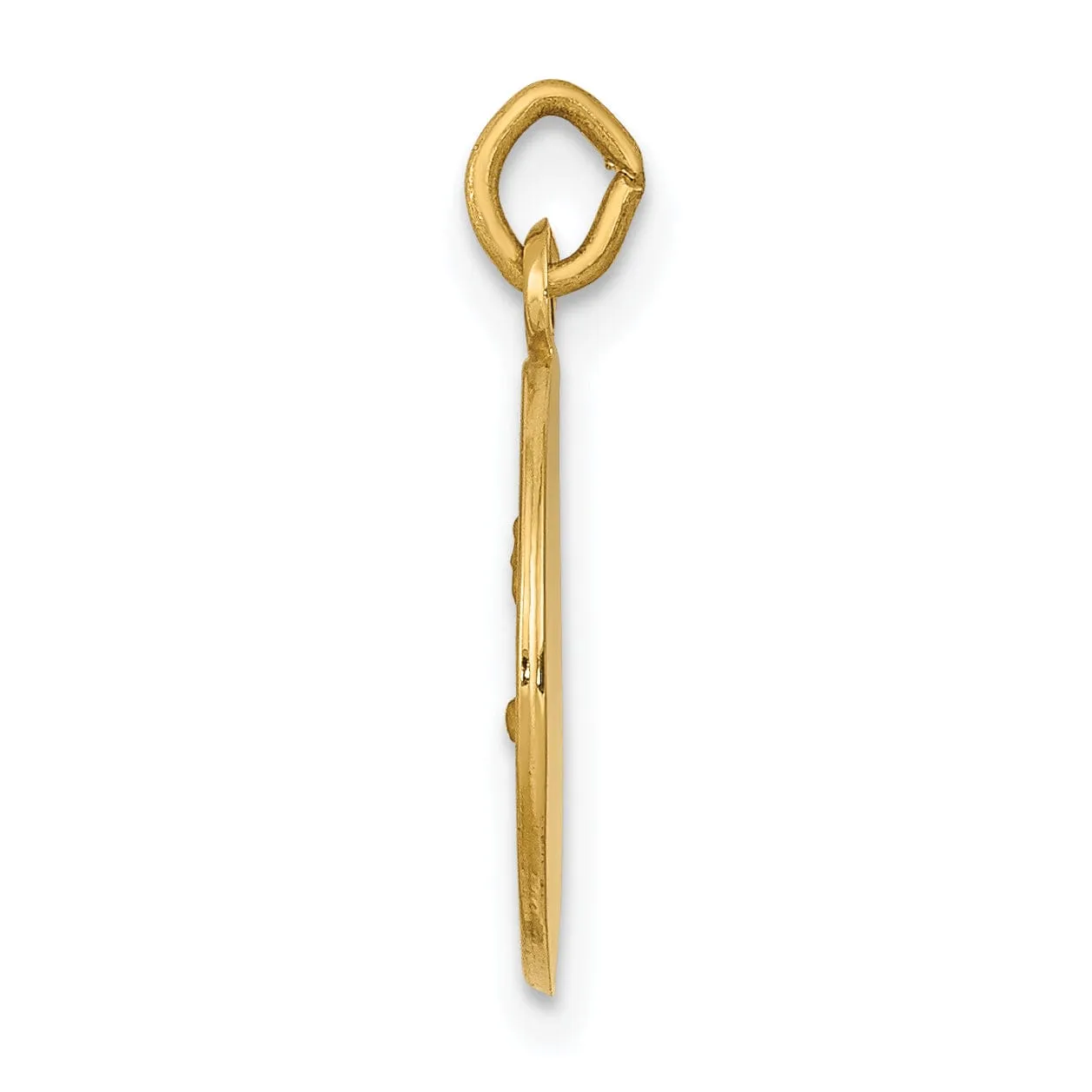 14k Yellow Gold Saint John Medal Pendant