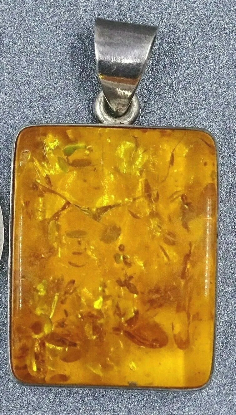 Amber 925 Sterling Silver Necklace
