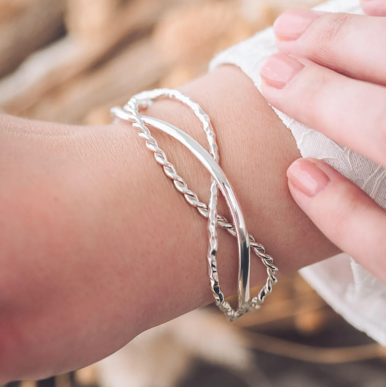 Ameline Silver Cuff