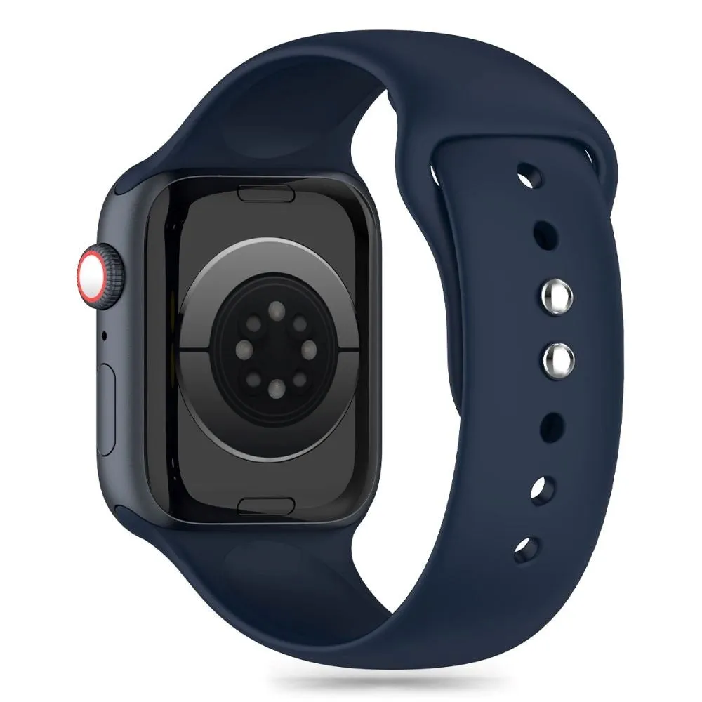 Apple Watch (42/44/SE/45/46/49mm) Tech-Protect Silikone Urrem - Storm Blue
