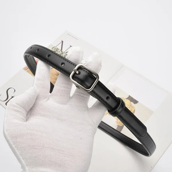 Black Women Genuine Leather Belt 黑色女士真皮皮带 KCBELT1100
