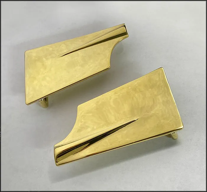 Brass Rowing Hatchet Blade Belt Buckle