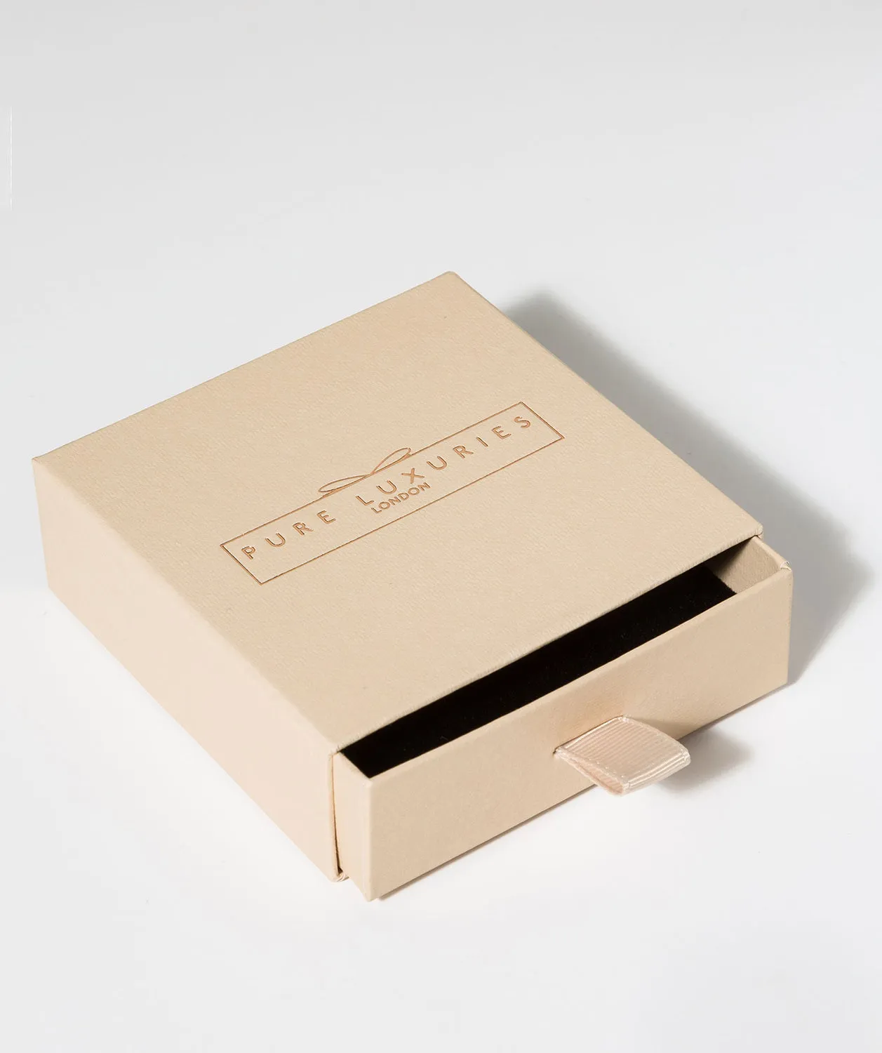 Gift Packaged 'Bridget' 18ct Rose Gold Plated Sterling Silver Minimalist Heart Bangle