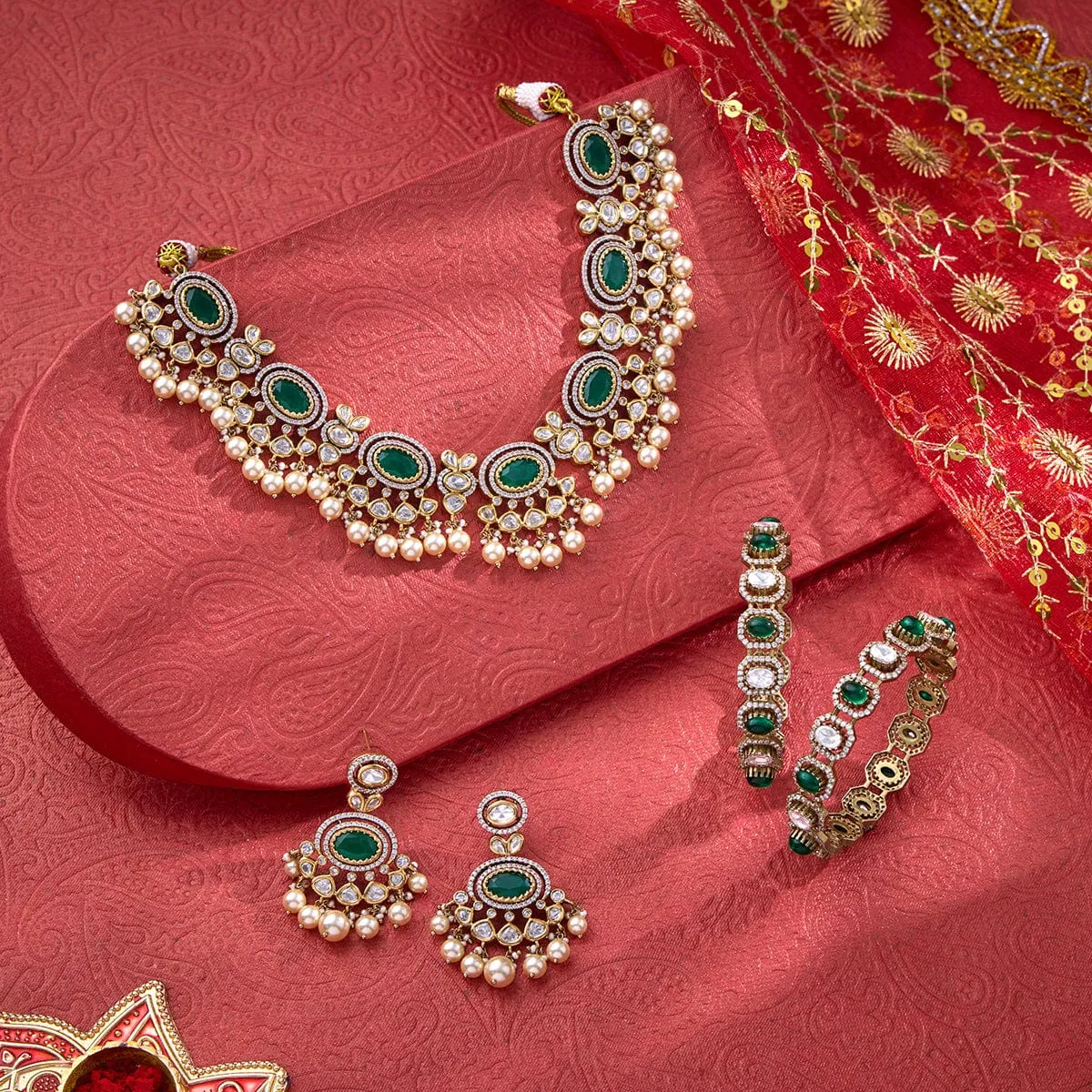 Kundan Bangle 173927