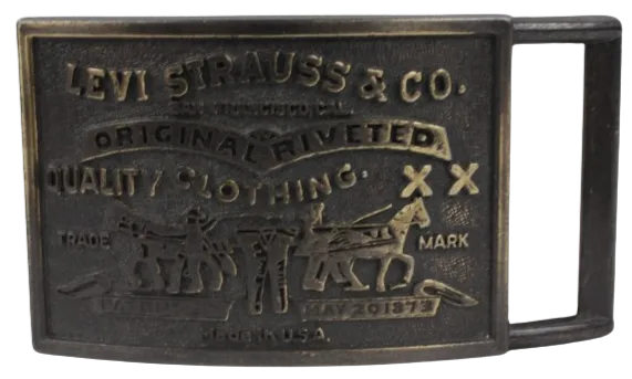 Levi Strauss & Co Made in the USA Belt Buckle