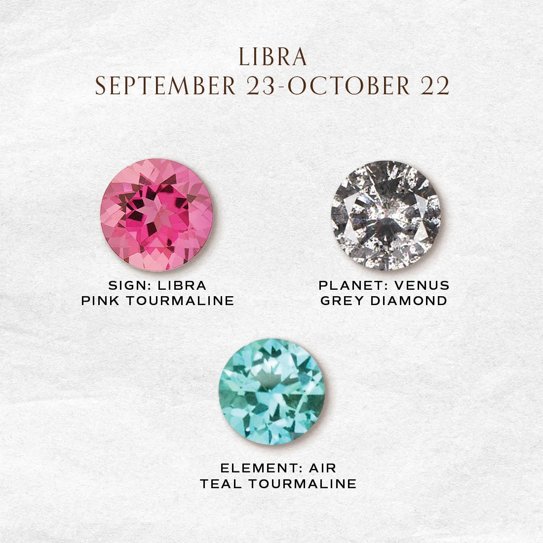 Libra Zodiac Fringe Necklace