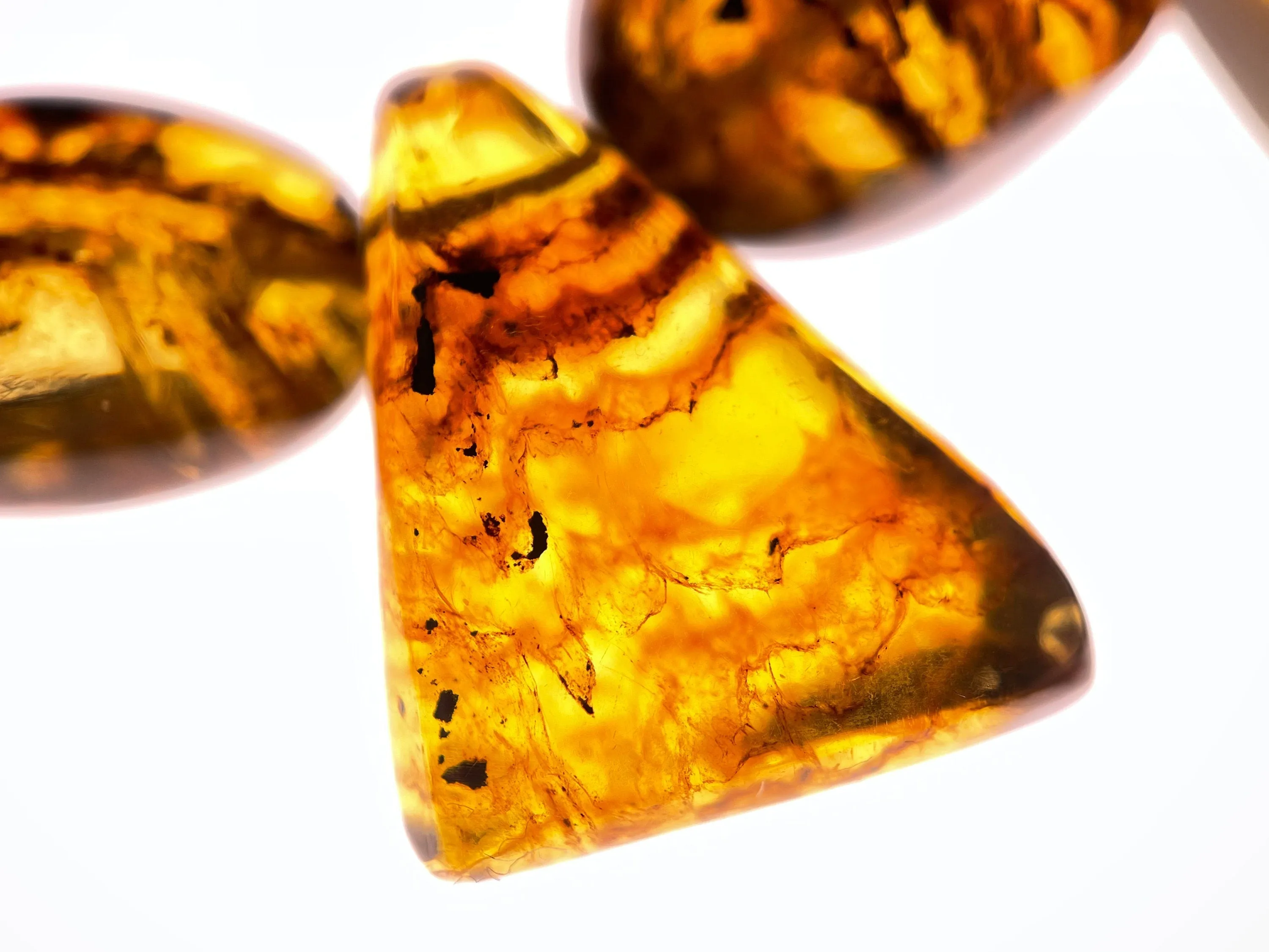 Mexican AMBER Crystal Necklace - Beaded Necklace, Handmade Jewelry, Healing Crystals and Stones, 48563