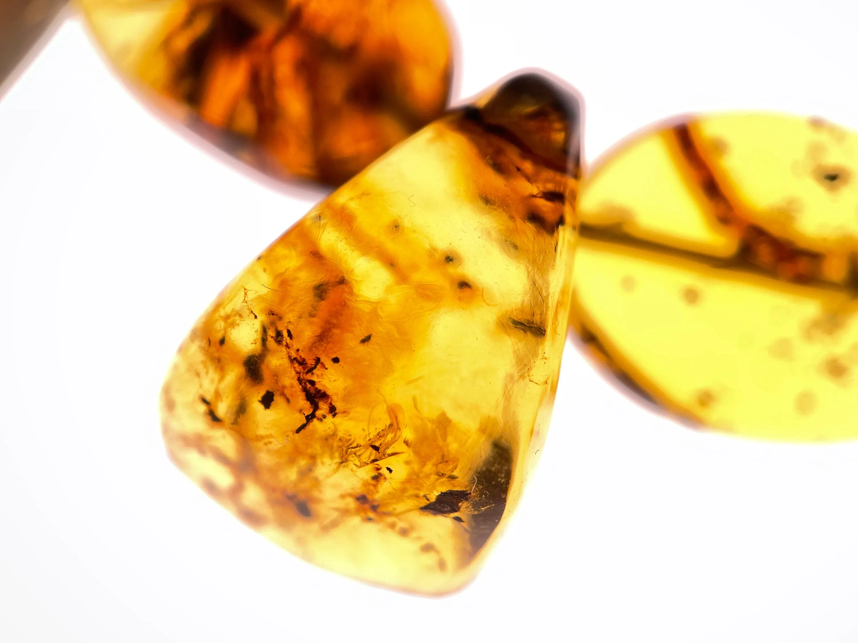 Mexican AMBER Crystal Necklace - Beaded Necklace, Handmade Jewelry, Healing Crystals and Stones, 48563