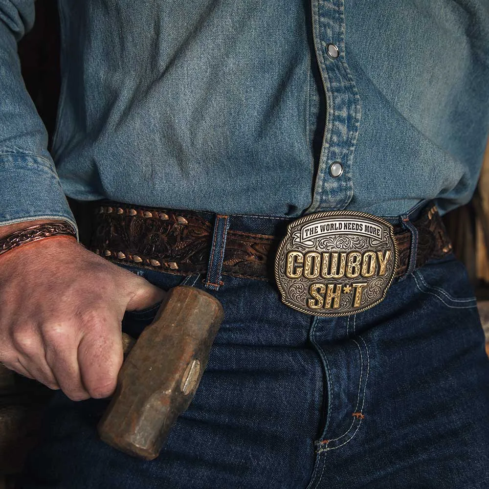 Montana Silversmiths Cowboy Maverick Attitude Buckle