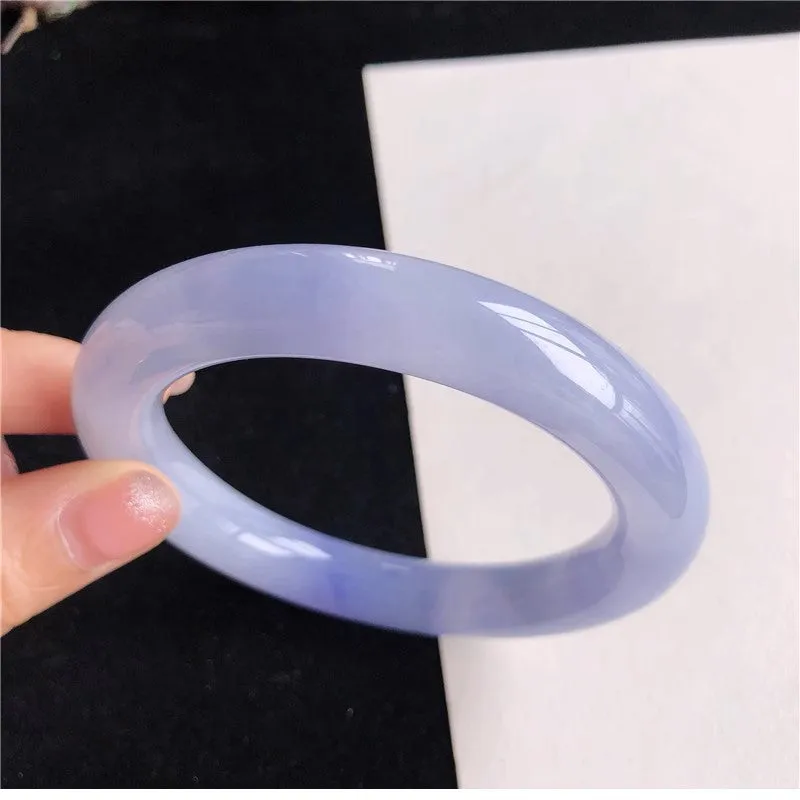 Natural Jade Bangle Jadeite Bangle Internal Diameter 58mm 5P81113-3