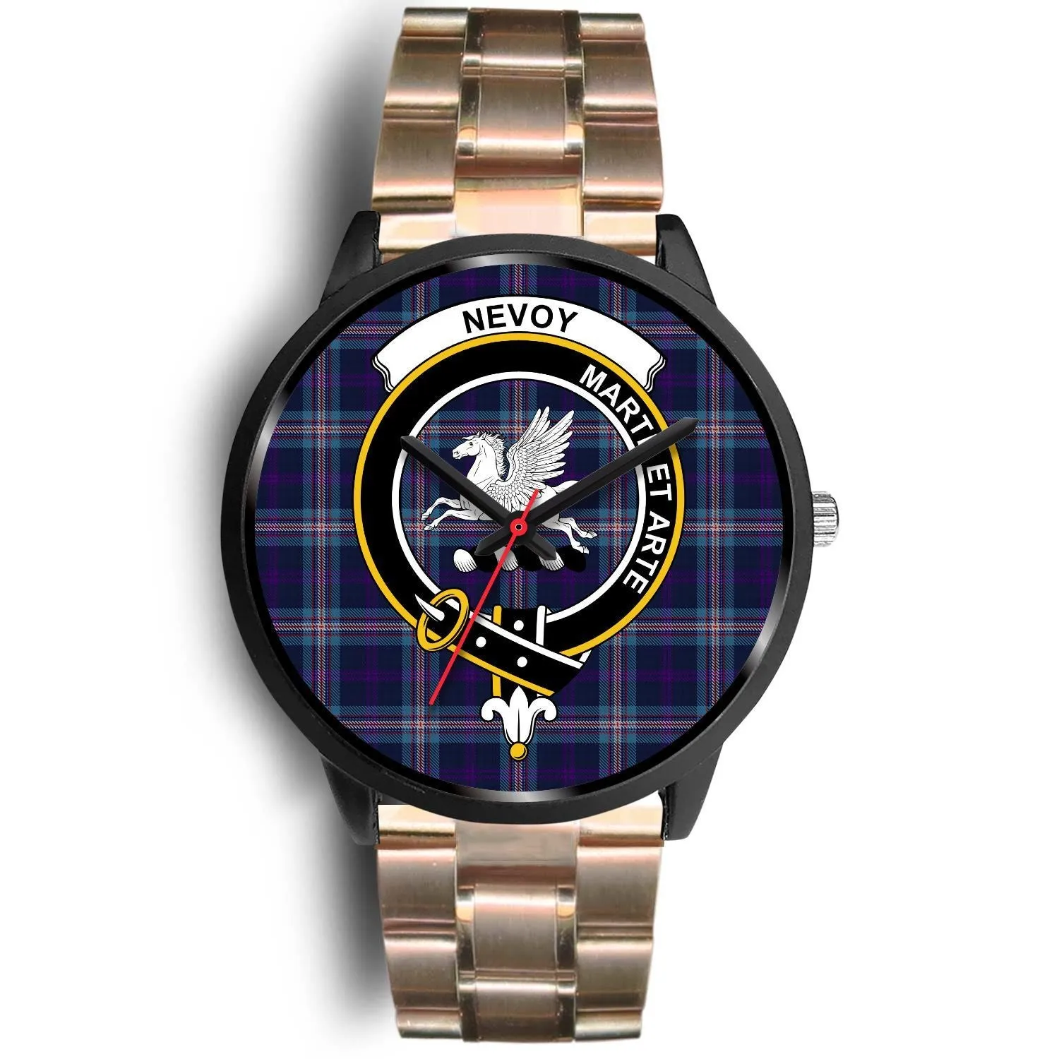 Nevoy Clan Badge Tartan Black Watch