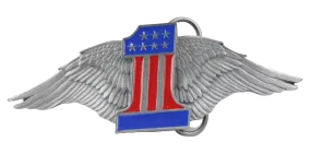 No 1 Wings Belt Buckle