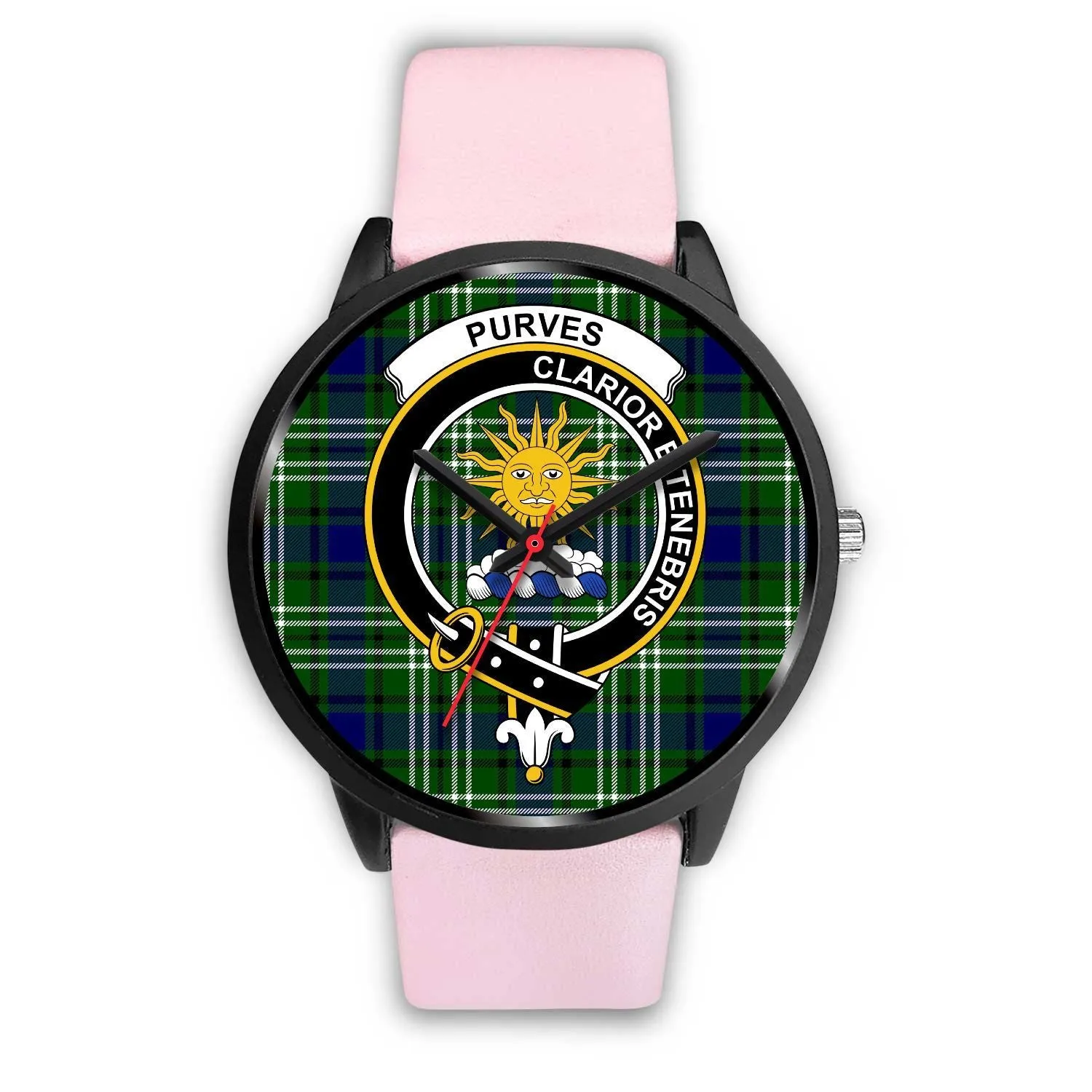 Purves Clan Badge Tartan Black Watch