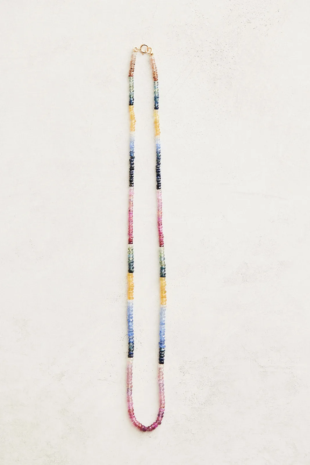 Rainbow Sapphires Necklace