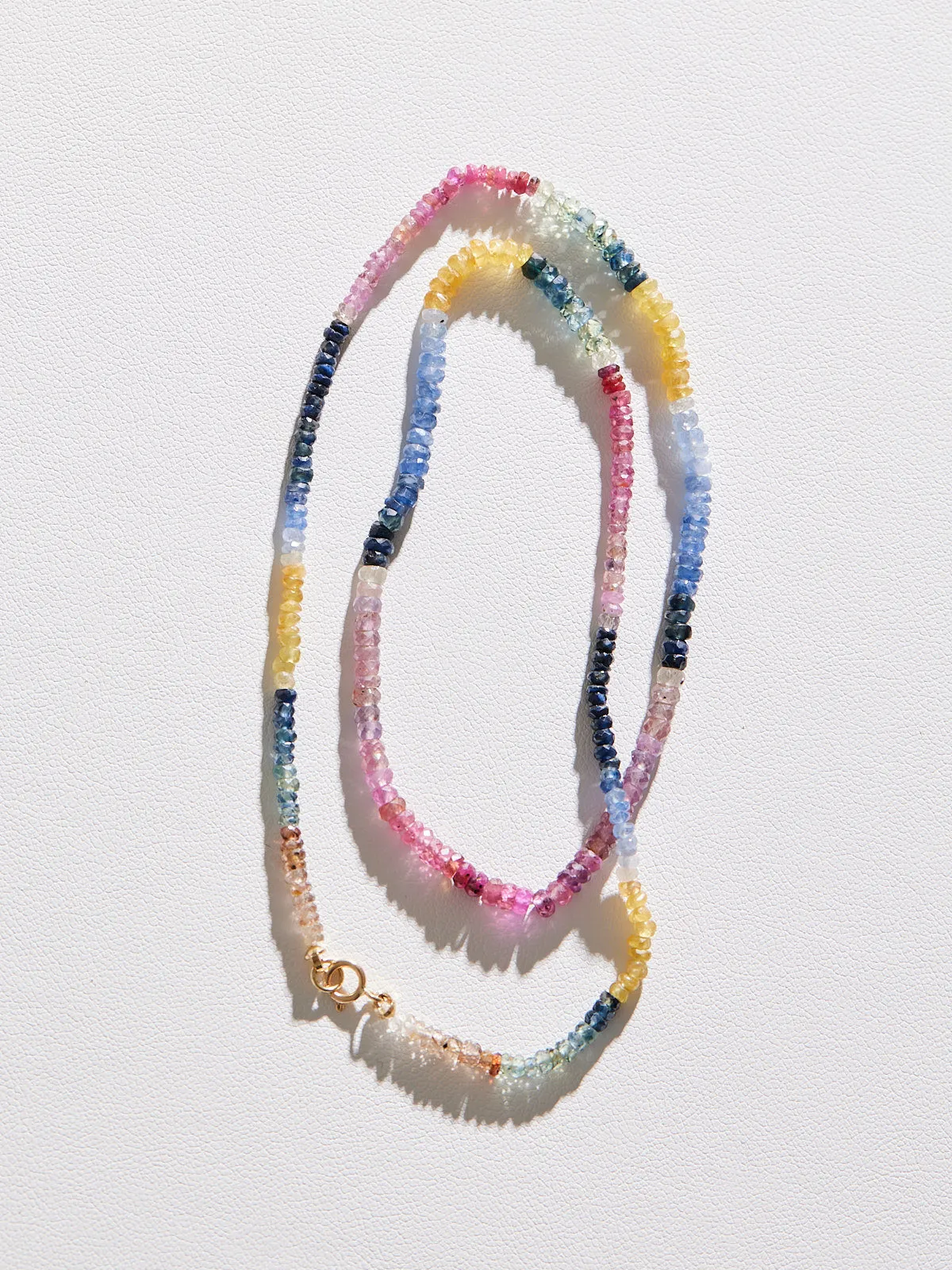 Rainbow Sapphires Necklace