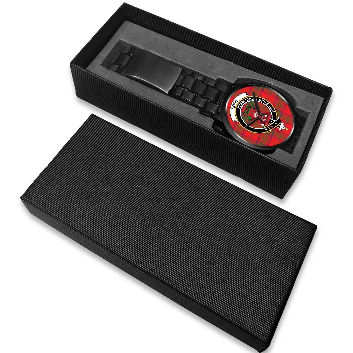 Ross Modern Clan Badge Tartan Black Watch