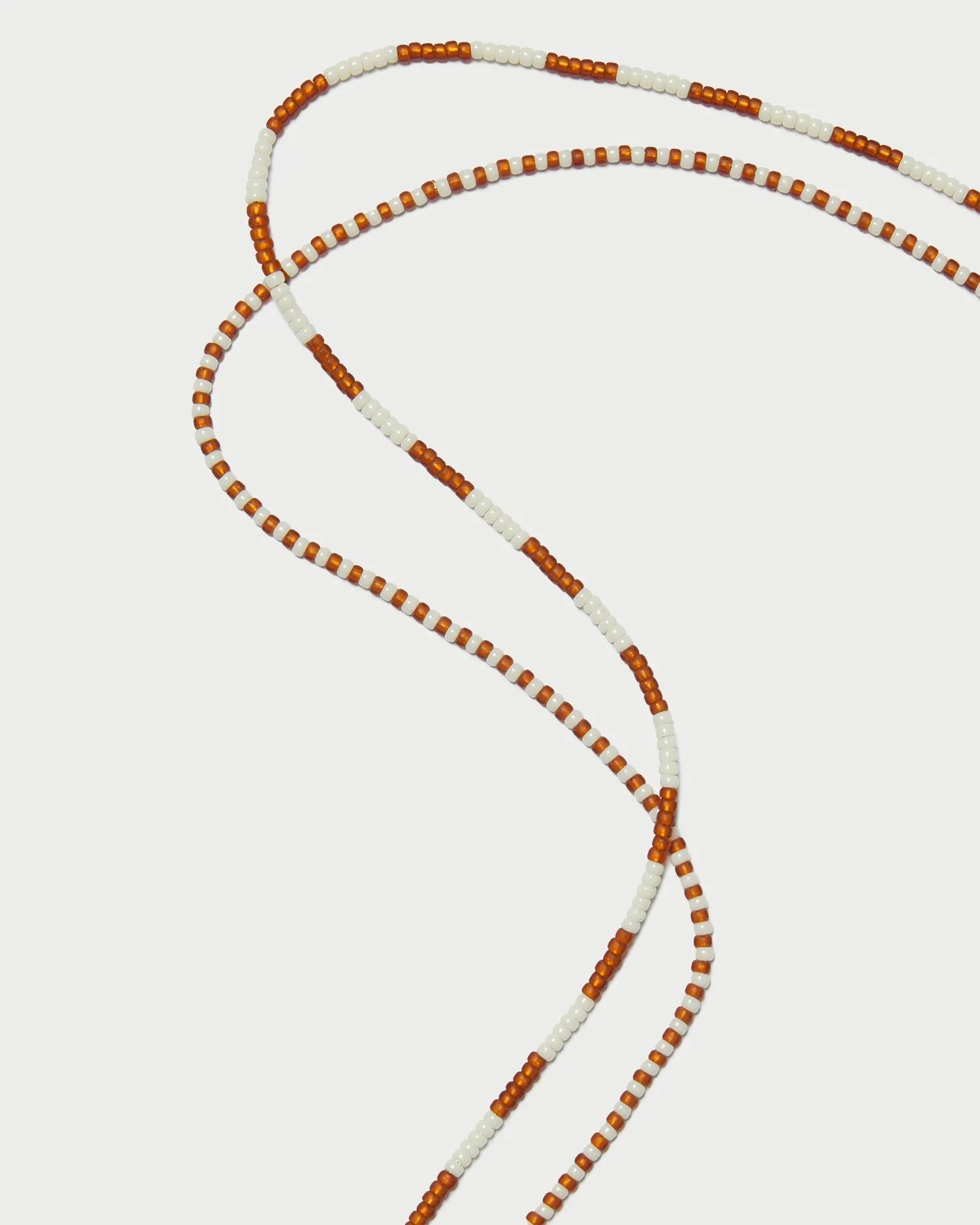 Soo Amber/Cream Necklace Set