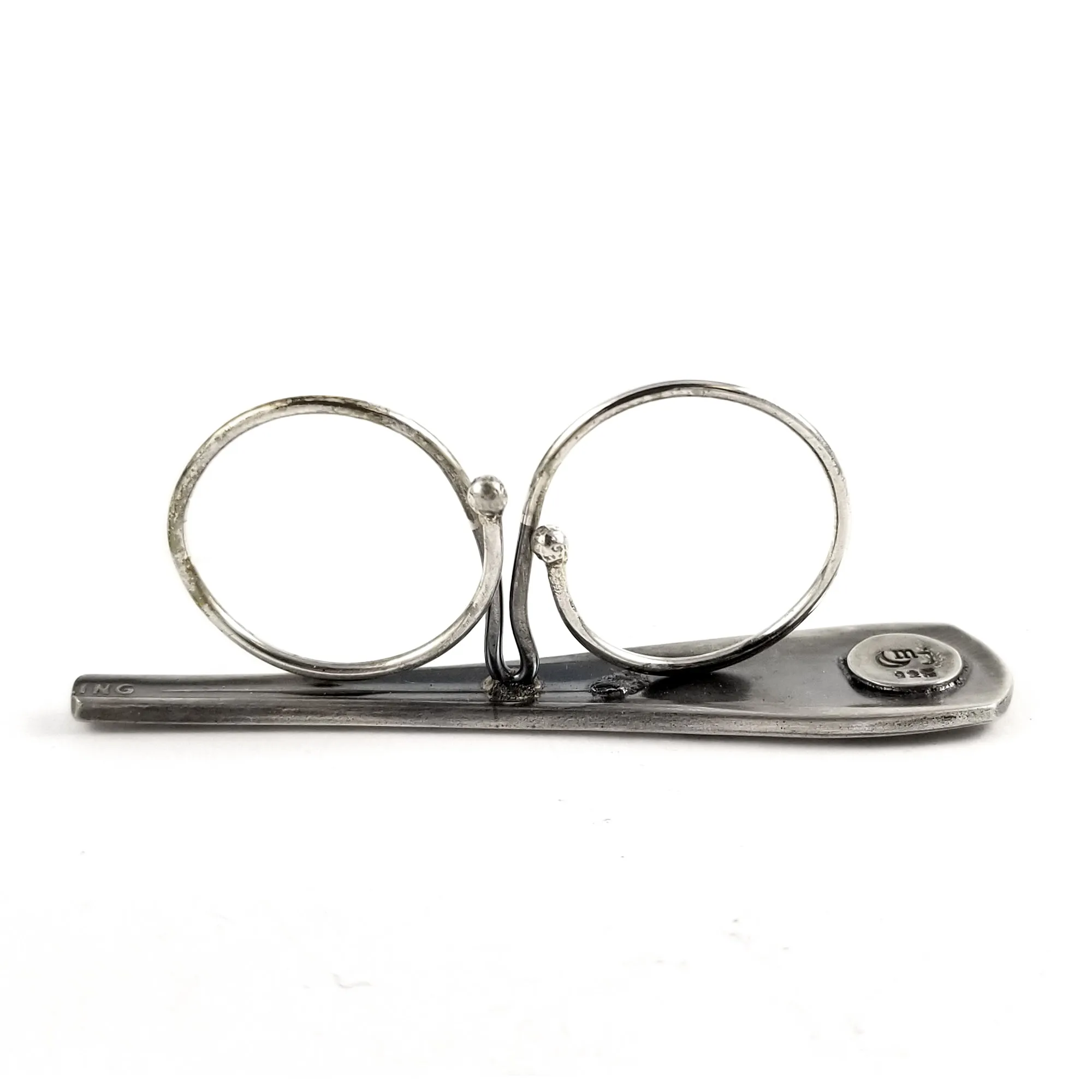 Sterling Silver Colorado Souvenir Spoon Knuckle Duster Ring