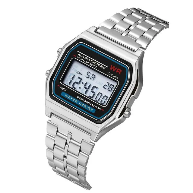 Strap Watche Luxury Rose Gold Watch Women Men Business Clock Multifunction LED Sports Digital Men Erkek Reloj Relogio