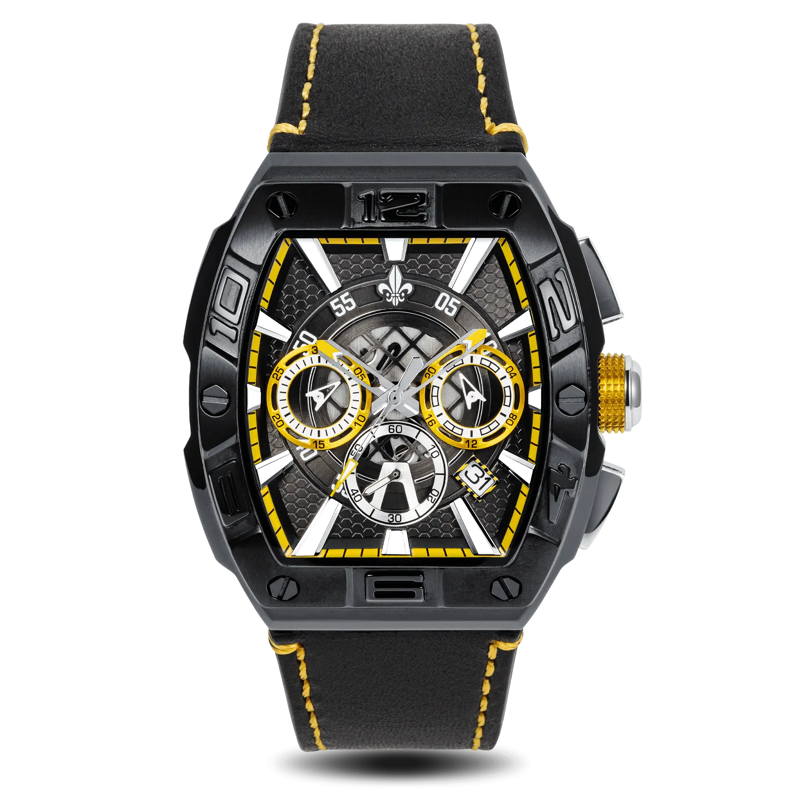 The Intrepid Chronograph - Black and Yellow
