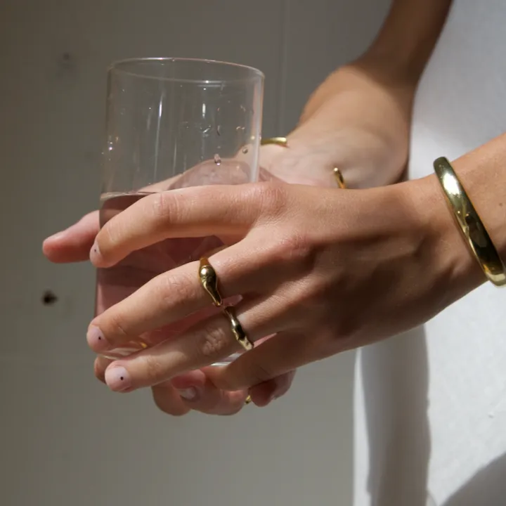 THE JUNE RING - 18k gold vermeil