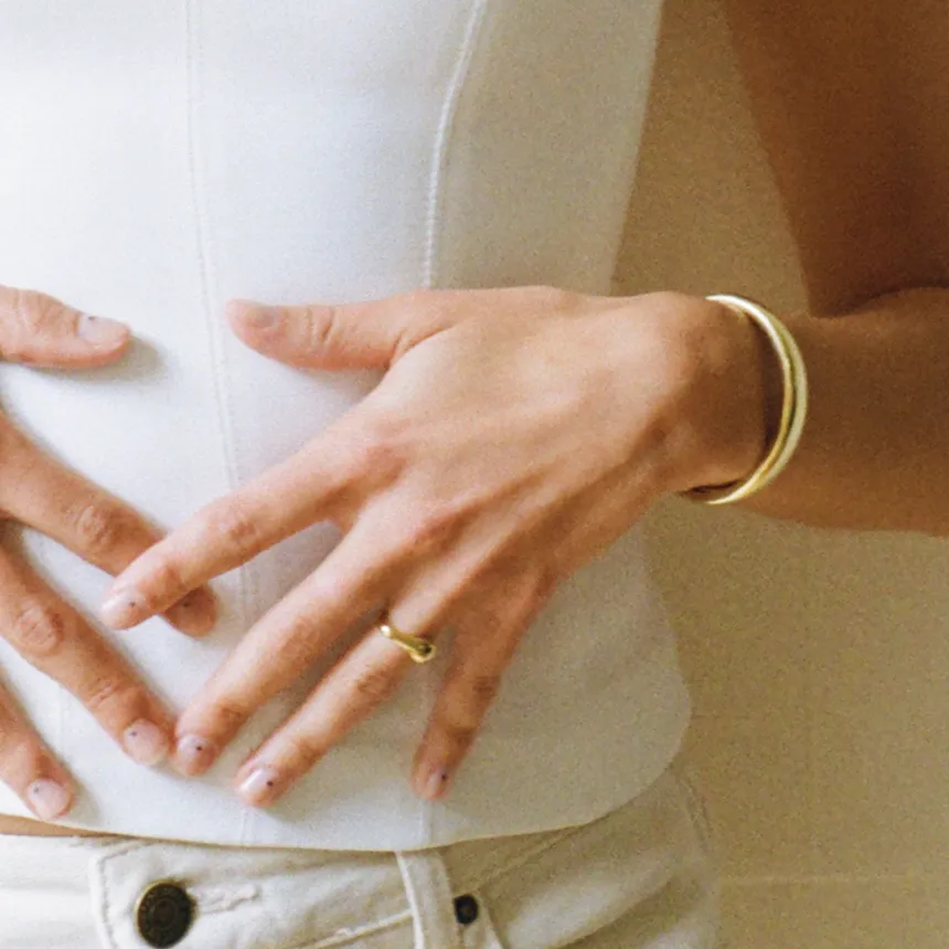 THE JUNE RING - 18k gold vermeil