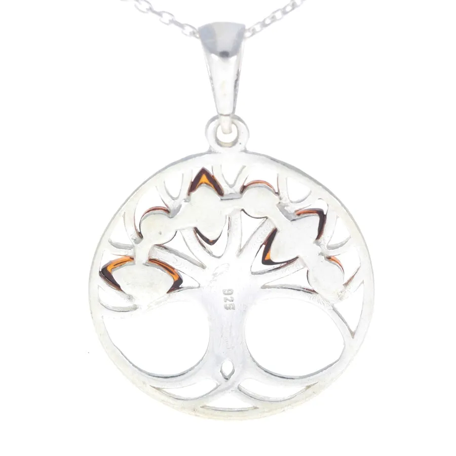 Tree of Life Amber Necklace
