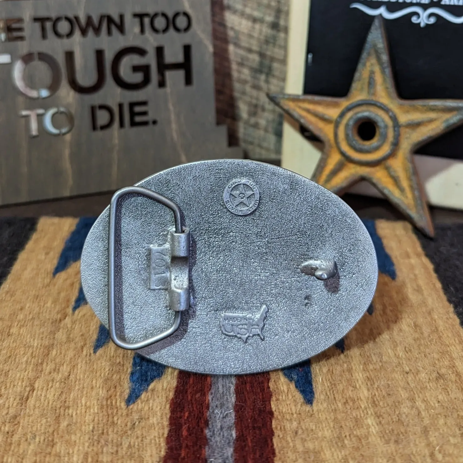 U.S. Flag Buckle by Colorado Silver Star  7018/DCE